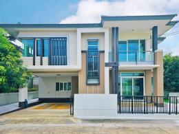 บ้าน คาซ่า เลเจ้นด์ ราชพฤกษ์ ปิ่นเกล้า ขนาดพื้นที่ 65 ตาราง.วา 4BEDROOM4BATHROOM   คุ่มค่า บ้านต้นโครงการ ใกล้คลับเฮ้าส์ หน้าบ้านหันทิศเหนือ รับลมเย็นตลอดทั้งปี